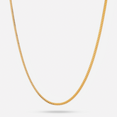 22K Gold Franco Foxtail Chain - 14"